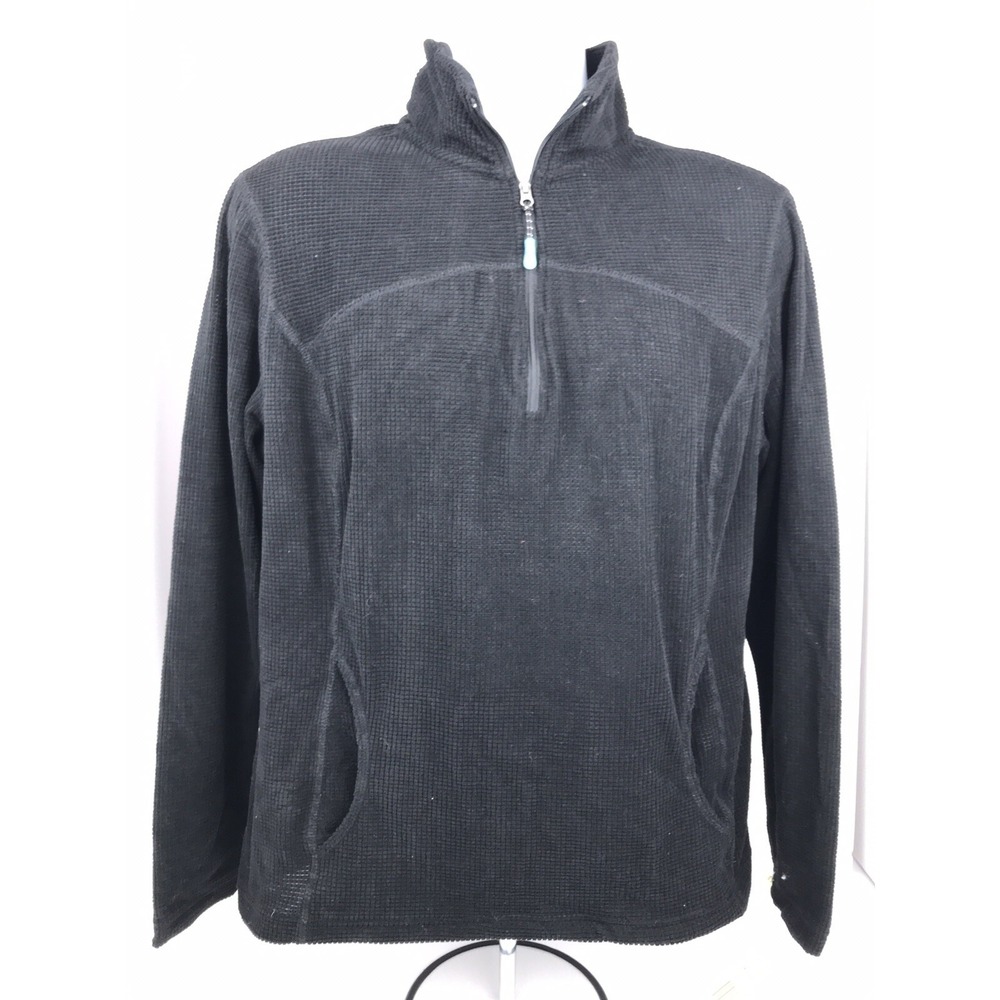 NWT Tangerine Womens Size 2XL Black Quarter Zip Athletic Wear Pullover